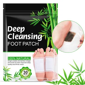 ALIVER 30 Pcs Hot Selling Foot Pads Relax Body Deep Sleep Herbal Ginger Detox Foot Patch