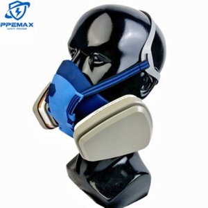 Chống virus Mặt Nạ Silicone chống bụi nửa mặt nạ phun sơn trang trí hóa chất thuốc trừ sâu điện hàn khí mặt nạ - Product Image 2