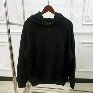 Unisex 100% Cotton Fleece 3D Puff Print Graphic Hoodie Winter Windproof Casual Stylish Streetwear Solid Pattern OEM Service - Product Image 1