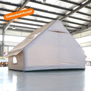 Grand Portable Glamping Pvc 100% Étanche Air Poteaux Cabine Tentes Extérieure Gonflable Hermétique Camping Tente Pour Les Voyages En Famille - Product Image 4