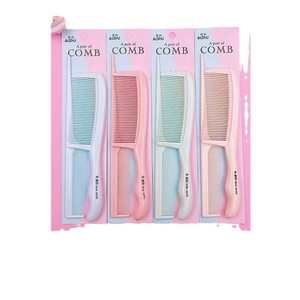 Wheat Scented Double Comb Plastic <b>Round</b> <b>Brush</b> For Hair Care Beauty Multifunction Solid Color Headdress - Product Image 5