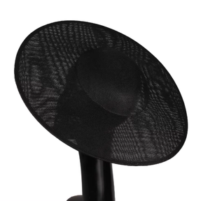 批发40厘米超大Sinamay帽子基地教堂德比迷人的蓝白色米色红色女帽派对场景用品 - Product Image 6