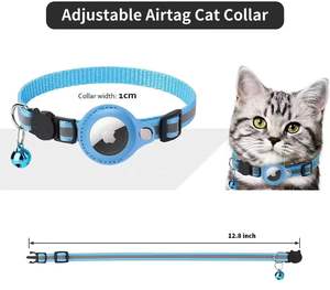 GSC Pet locator collar Airtag pet collar <b>tracker</b> anti-loss <b>cat</b> bell collar - Product Image 2