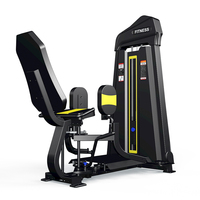 Appareil de musculation professionnel en acier pour abducteurs et adducteurs, extension de jambes, avec sélection de charge sécurisée par broche réglable