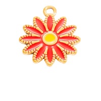 Nouvel Arrivage Pendentif en Émail Acier Inoxydable Motif Marguerite et Papillon, Bijoux Faits Main Anti-ternissement, Accessoires DIY pour la Fabrication de Bijoux