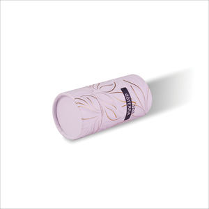 Wholesale Cosmetic Round Paper Box Customized Printed Hot Foil Cylinder Paper Tube With Paper Insert - Product Image 3