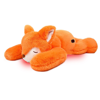 Jouet en peluche renard chauffant au micro-ondes, personnalisé, avec particules lestées, très populaire