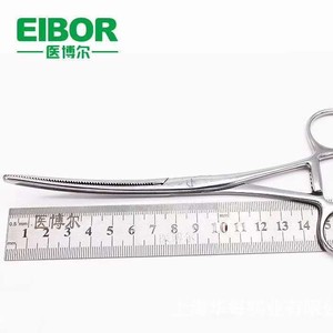18cm rectal clamps, curved rectal clamps; 23cm rectal clamps, curved rectal clamps; <b>pet</b> cleaning and grooming tools; intestinal - Product Image 3