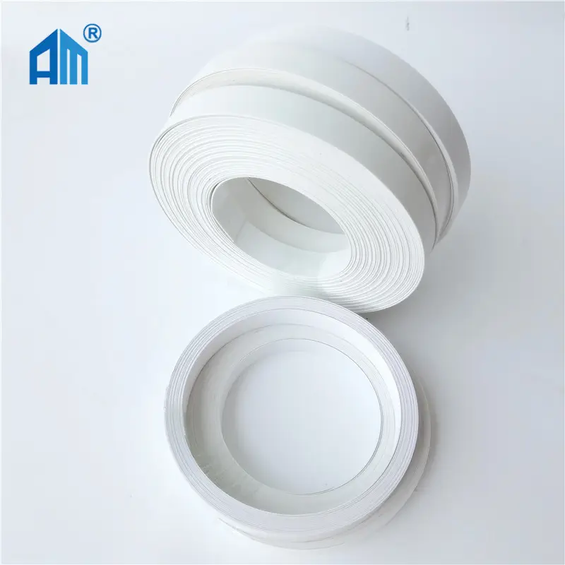 Bandas de borde de PVC blanco de alto brillo de suministro de fábrica de 22MM