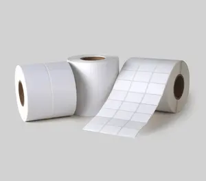 Индивидуальные OEM/ODM DYMO белые наклейки на бумагу, этикетки в рулоне, самоклеящиеся этикетки, термостикеры для прямого термического принтера Brother