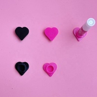 Support de colle à ongles en silicone en forme de couronne et de fleur, mini, 2g, pour nail art