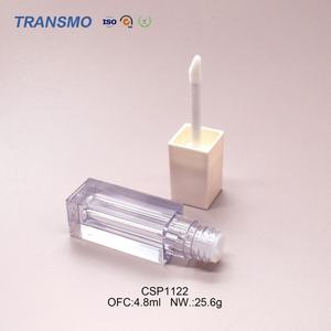 Nouveau tube de maquillage en plastique de 4,8 ml, conteneur vide pour gloss et correcteur, flacon carré pour blush avec pinceau carré, directement du fabricant - Product Image 5