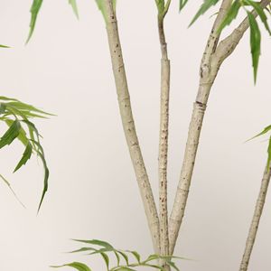 Planta Artificial de Mahonia Fortunei en Maceta, Planta Decorativa para Jardín, Adorno para Decoración de Exteriores, Planta Artificial, Follaje Artificial - Product Image 3