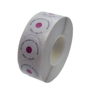 Indicador <span class=keywords><strong>de</strong></span> esterilización química <span class=keywords><strong>de</strong></span> <span class=keywords><strong>gas</strong></span> Eo <span class=keywords><strong>de</strong></span> óxido <span class=keywords><strong>de</strong></span> <span class=keywords><strong>etileno</strong></span> etiqueta adhesiva <span class=keywords><strong>autoclave</strong></span> vapor CAMBIO <span class=keywords><strong>DE</strong></span> Color personalizado irreversible - Product Image 1