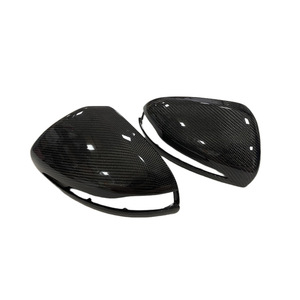 Coques de rétroviseurs en fibre de carbone Xingbaiwang pour Mercedes-Benz Classe C, Classe E, GLC, CLS, ensemble complet, remplacement décoratif - Product Image 3