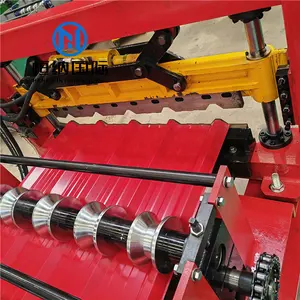 Metal Sheets Roofing Machine Corrugated And Trapezoidal Roofing Tile Roll Forming Machine