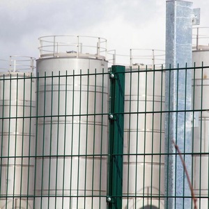 รั้วเหล็กหนาพิเศษแบบเสาพีช - สำหรับขอบเขตโรงงานและเขตแบ่งโซนพื้นที่ทำงาน - Product Image 5