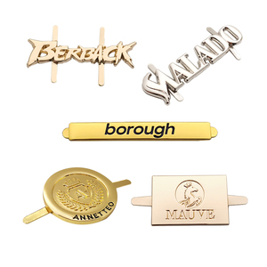Custom Engraved Zinc Alloy Metal <b>Name</b> Tag Handbag Logo Labels <b>Plate</b> for Bags Shoes Luggage with Letter Pattern - Product Image 6