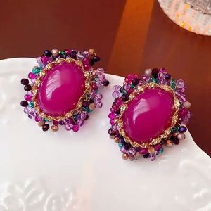 Pendientes de Fiesta con Cristales de Estrás Coloridos Vintage, Corte Princesa, Geométricos, Chapados en Oro, Joyería Cristiana para Niñas y Mujeres - Product Image 6