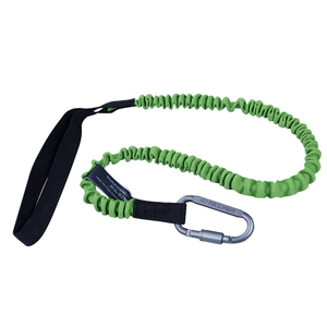 Adjustable Elastic Nylon Tool Lanyard Custom Retractable Safety Lanyard with Carabiner Wholesale Supply