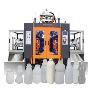 38Ml 1 layer 2 station 6 die head hot filling milk bottle fully automatic extrusion blow moulding machine