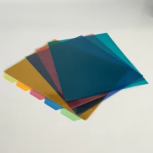 Изготовленный на заказ цвет саржа A4 лист полипропиленовая бумага канцелярские принадлежности для 0,3 мм pp лист