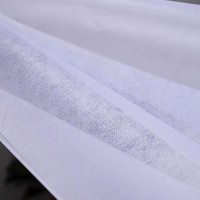 Tissu d'interlining non tissé en polyester, tissu d'interlining thermocollant pour vêtements