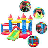 Château gonflable multi-combos OEM/ODM de haute qualité, écologique, avec toboggan et piscine, pour enfants