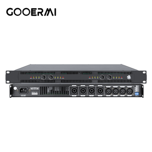 Amplificatore di Potenza Digitale Professionale DK4600 a 4 Canali, 600W 8Ω, PFC Attivo, Montaggio a Rack 1U, per Impianti Audio PA - Product Image 1