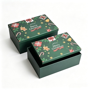 Caja de Regalo de Alta Gama, Creativa, Grande, Vacía, Plegable, de Papel Navideño, para Empacar Bufandas y Tazas - Product Image 2