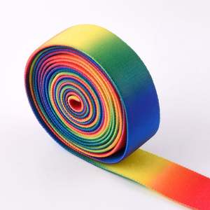 Grossistes de sangles de 38 mm à transfert thermique, motif d'impression dégradé, sangle pour bagages, sac à dos - Product Image 6