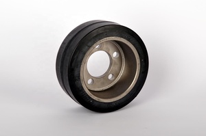 Linde Drive Wheel 0039902308 Rueda de carretilla elevadora de goma 254x102-80 Reemplazo compatible con Linde <span class=keywords><strong>Fenwick</strong></span> 1154 1164 1158 - Product Image 2
