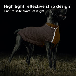Manteau pour chien en coton uni classique et moderne, imperméable, pour petits chiens jusqu'à 5XL, idéal pour l'hiver et <span class=keywords><strong>les</strong></span> promenades en <span class=keywords><strong>neige</strong></span> en extérieur - Product Image 6