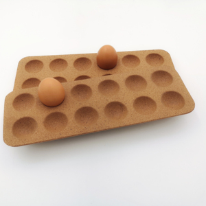 Offre Spéciale support en liège pour oeufs de haute qualité avec 12 rainures base en liège base en bois pour la cuisine au réfrigérateur (réfrigérateur) - Product Image 1