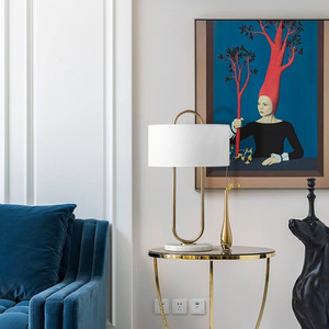 High Quality Modern Customized Marble Base Metal Electric <strong>Table</strong> <strong>Lamp</strong> with Dimmable Feature for Bedroom Premium <strong>Lighting</strong> - Product Image 3