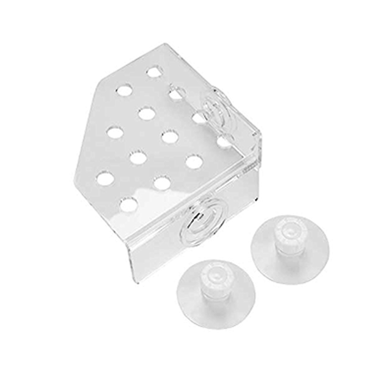 Sourcing Map 20 Set Acrylic Corner Bracket, L-Shaped Corner Connector Joint Hanger Brace Brackets Transparent W/Screw For DIY Display Box