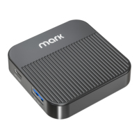 Hub USB-C magnétique 4 ports USB 3.0, station d'accueil, câble USB-C vers USB-C de 15 cm, adaptateur multiport pour ordinateur portable