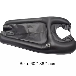 Bassin de lavage de cheveux gonflable en PVC 50x25cm, tapis portable pour salon et usage domestique - Product Image 4