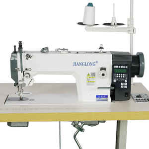 0303DFH Direct Drive Flat-bed Automatic <b>Walking</b> Foot Lockstitch Industrial Sewing <b>Machine</b> With Double Transport - Product Image 1