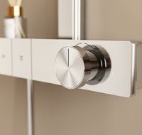 Nouvelle Collection 2026 : Colonne de Douche Murale 3 Voies en Laiton avec Robinet Cascade et Ensemble de Douche Monocommande – Douceur et Efficacité