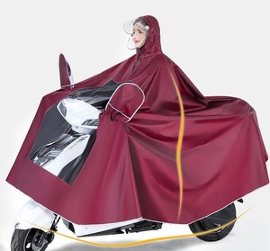 Imperméable pour moto électrique, imperméable double pour hommes et femmes, épaississement accru, batterie de voiture, <span class=keywords><strong>poncho</strong></span> de pluie long pour tout le corps - Product Image 5