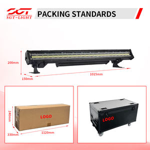 Projecteurs stroboscopiques professionnels étanches IP65, longueur et taille personnalisables, nombre de LED, DMX, pour spectacle lumineux et concert - Product Image 2