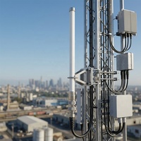 Antenne GMRS en fibre de verre 2m 70 cm avec base 915 MHz 8dBi N Femelle Extérieure ISM 915 VHF à gain élevé