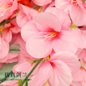 Fleurs artificielles en soie de gladiolus simulées, haute simulation, pour décorations de mariage et de maison - Product Image 1