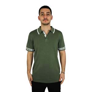 Polo da uomo Richmond X verde a maniche corte per abbigliamento casual - Product Image 1
