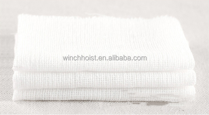 MS09 5*7-8 layers self-adhesive dressing degreased medical gauze wound dressing breathable dental gauze