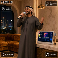 TL-C10G2 Dua Speaker Per Zona Volume, Dapat Menyambungkan Hingga Delapan Speaker, Didukung oleh Panel Android Tuya 8 Inch Ini, 2 Zona Musik, 8x30W, Hub Zigbee
