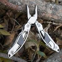 Pince multifonction 13-en-1 en acier inoxydable 420, couteau de poche pliant, tournevis, coupe-fil, outil de survie extérieur EDC
