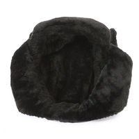 FF4710, gorro de caza de esquí de piel sintética de invierno, gorro de soldado con orejeras con máscara, gorro de cazador Ushanka ruso forrado de felpa