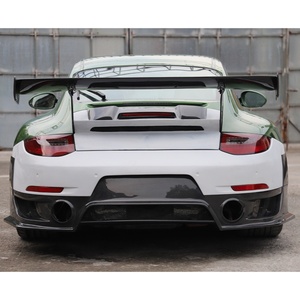 2009-2013 para 911 997.2 GT2RS Alerón Delantero/Trasero de Fibra de Carbono Húmeda con Luz Antiniebla - Instalación con Tornillos, Ajuste Universal, Nuevo - Product Image 6